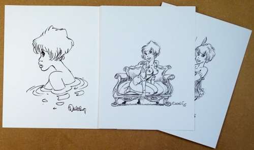 Walthéry, François - 1 Portfolio + dédicace - Il était 7 fois #30 | Catawiki