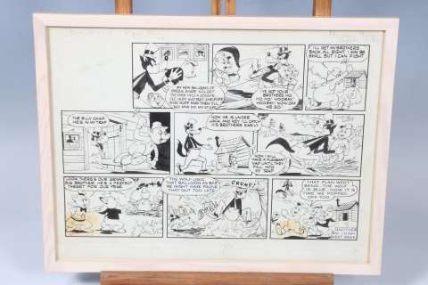 Walt Disney (studio) Les trois petits cochons, 1958 Planche originale,… | misc / divers