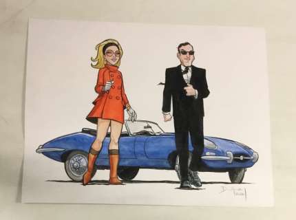 Duguay, Ghyslain - 1 Original colour drawing - MacGuffin & Alan Smithee - 2022 | Catawiki