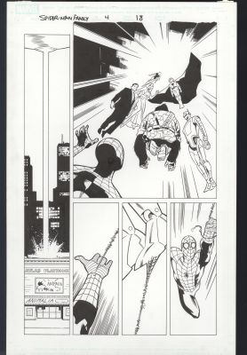 Spider-Man Family #4 Pg 18 Original Art Leonard Kirk Spider-Man Agents Atlas | Neat Stuff Vault