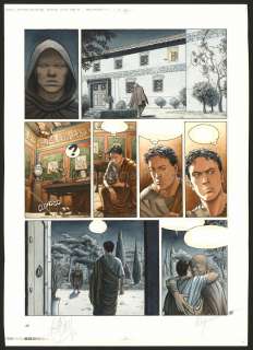 Jérémy Petiqueux - Mise en couleur originale de la planche n°38 cosignée par Delaby - La déesse noire - Murena