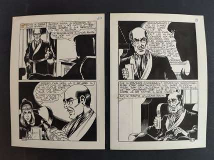 Magnus, Bunker - 2 Original page - Satanik - L’Inviato di Myorek - 1970 | Catawiki