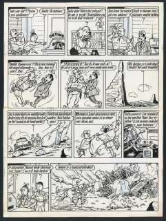 Willy Vandersteen - Planche originale n°31 - Les Diables du Texas - Bob et Bobette