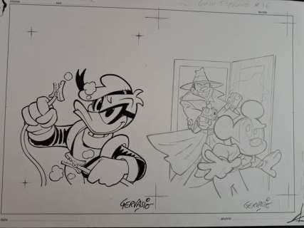 Gervasio, Marco - 1 Original cover - Paperinik – Gialli di Topolino - 2005 | Catawiki