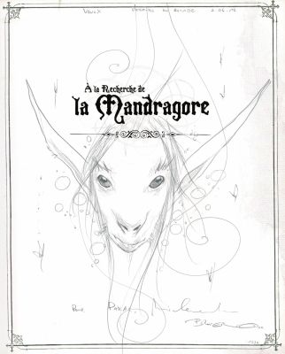 Brucero | Lot 193 - A la recherche de la Mandragore en édition originale, agrémenté d’une dédicace. Proche de l’état neuf. | Septimus