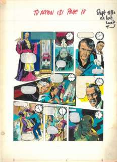 Capaldi, Mario - 2 Original colour page - TV Action #131 - Gerry Anderson - The Protectors - 1973 | Catawiki