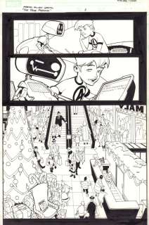 Aaron Sowd, Duncan Rouleau - Marvel Holiday Special 2004 #1 P.2 - Franklin Richards & Robot - 2005