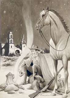 Pietro Gamba - Original illustration cm. 24x33,5. Signed. Mint