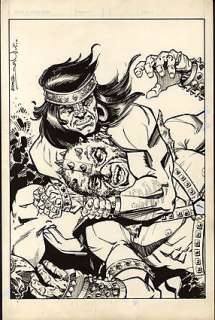 Walt Simonson - SAVAGE SWORD OF CONAN (1974-95) #132 Pin Up | ComicConnect