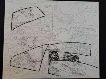 Larroca, Salvador - 2 Original page - Uncanny X-Men - Endangered Species Chapter 14 - 2007 | Catawiki