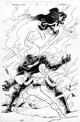 Avengers United, Issue 50, Page 3a- Eric Gapstur | Comix Art Studio