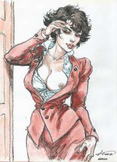 Kas. Dessin original non nominatif Halloween Blues | BDEnchères