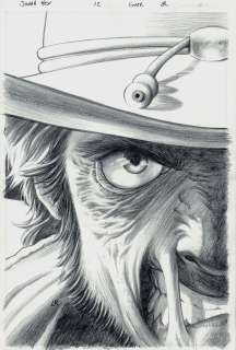Luke Ross - Jonah Hex #12 Cover (Cover Published Directly From These Amazing Pencils!) 2006