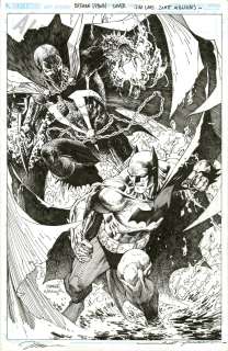 Jim Lee, Scott Williams - Batman Spawn Page Cover