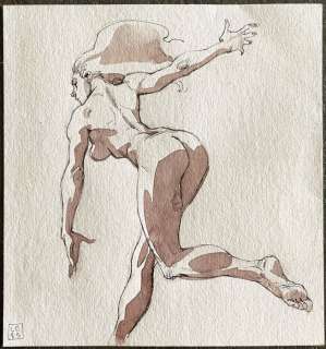 Critone, Luigi - 1 Original drawing - Nu | Catawiki