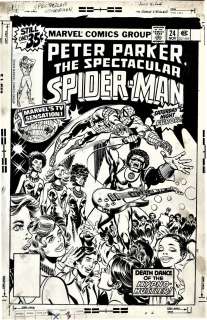 Frank Springer - 1978 SPECTACULAR SPIDER-MAN #24 COVER