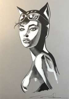 Candita, Giuseppe - 1 Original colour drawing - Catwoman - Selina Kyle - 2024 | Catawiki