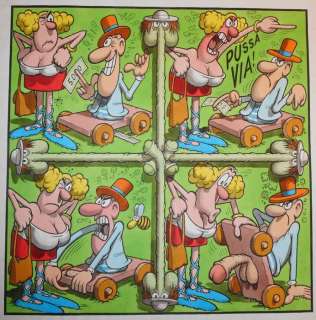 Jacovitti, Benito - Original colour page - Kamasultra - (1977) | Catawiki