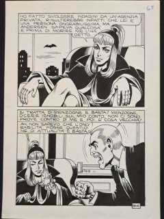 Magnus & Bunker - 1 Original page - Satanik - "L’Inviato di Mjorek" | Catawiki