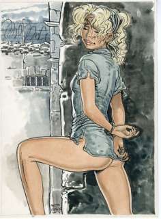 Malik - 1 Original colour drawing - Archie Cash - Prisonnière | Catawiki