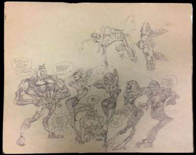 Frank Miller - FRANK MILLER ORIGINAL ART #0 Sketch | ComicConnect