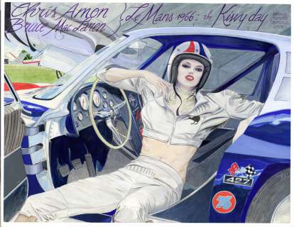 Denis Sire Le Mans 1966 The kiny Day