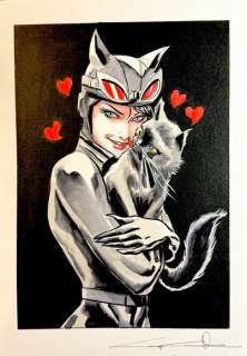 Candita, Giuseppe - 1 Original drawing - Catwoman - I love my cat | Catawiki