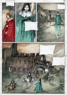 Croci, Pascal - 1 Original colour page - Gloriande de Thémines | Catawiki