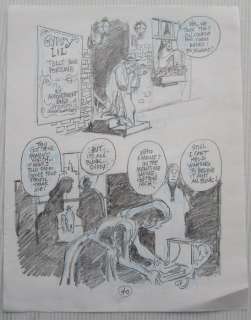 Will eisner - Original Sketch Page (p.40) The power - Invisible people - 1 croquis original - 1993 | Catawiki