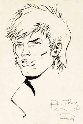 Hermann | Lot 401 - Jeremiah, dessin original à l’encre de chine (1979). | Septimus