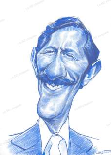 Jean-Marc BOROT - Caricature Originale Jean Rochefort