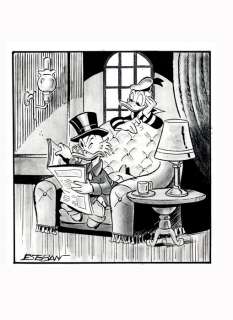 Esteban - Original preliminary drawing - Uncle Scrooge | Catawiki