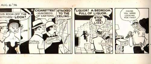 Dick Tracy - original avis stribe - Chester Gould | ComicGarden