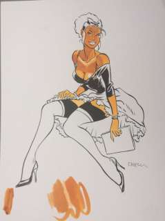Meynet, Felix | original color drawing  - Pin-up  - (1998) | Catawiki
