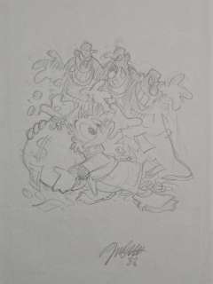 Cavazzano Giorgio - 1 Original preliminary drawing - Topolino - Bozzetto originale Cover Inedita per I Grandi Classici Disney 98 | Catawiki