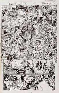 Scott Koblish - 1 Original page - Deadpool ’s Art of War - Spiderman - Captain America - 2014 | Catawiki