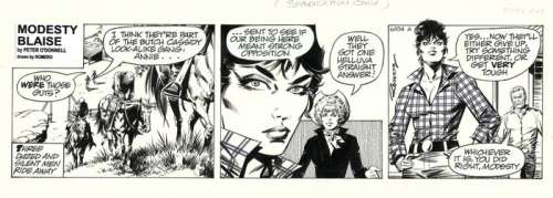 Romero, Enric Badia - 1 Bande originale - Modesty Blaise - Strip #6594 - 1986 | Catawiki