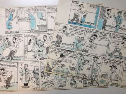 Buth - 2 Original page - Thomas Pips - verschenen in Ons Zondagblad - (1949/1952) | Catawiki
