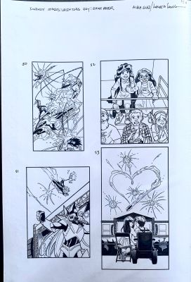 Alba Glez, Walden Wong | Infinity Comics Valentines Day Ghost Rider panels 50-53 | Walden Wong