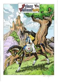 Formosa, Gil - 1 Original colour page - Prince Valiant