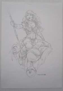 Molenaar, Romano - 1 Original drawing - Storm - Roodhaar - 2008 | Catawiki