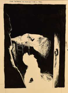 Le Gall, Frank | THÉODORE POUSSIN Illustration Ã  l’encre de chine et aquarelle | Cornette de St Cyr