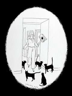 MARCO CORONA - Original illustration for back cover "Riflessi". Cm. 22x29. Ink. Signed. Mint. Code 9482.