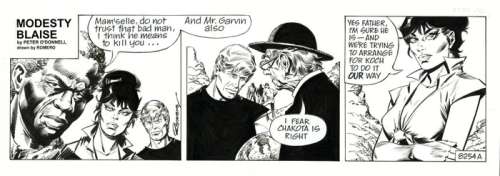Romero, Enric Badia - 1 Original page - Modesty Blaise - strip #8254 (A) | Catawiki