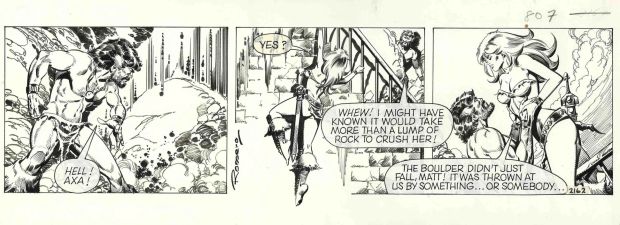 Enric Badia Romero | Axa: The betrayed / Original daily strip #2162 – Romero | Origin Of Comics