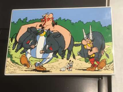 Astérix - Obélix et compagnie - Custoon - 1 plaque émaillée - 2013 | Catawiki