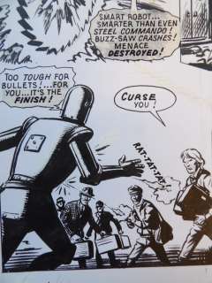 Kearon, Edward - 1 Original page - Archie de man van staal - Archie fights the Smasher - 1973 | Catawiki