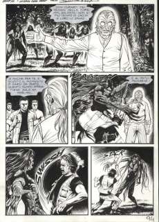 Dotti, Maurizio - 3 Original page - Dampyr #117 - "La selva della paura" - 2009 | Catawiki