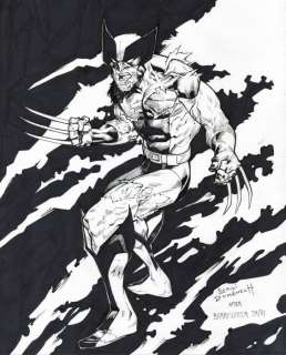Domenech, Sergi - 1 Original drawing - Marvel’s Wolverine (Barry Windsor-Smith Inspired) - Hand Signed - Hand-Signed | Catawiki