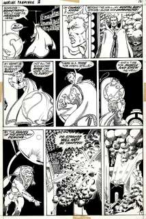 Barry Windsor Smith, Dan Adkins | Marvel Premiere #3 P 7 (Dr Strange in Action in 8 of 9 Panels!) 1972 | Romitaman
